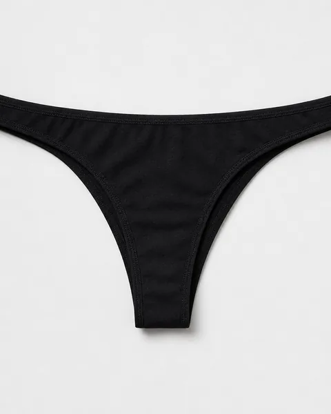 Everyday Cotton Thong in Nude Deep, cotton thong
