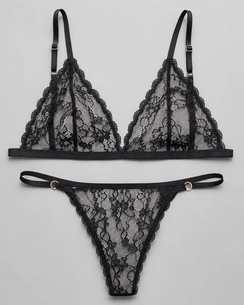 Floral Lace Bikini in White, lace bikini