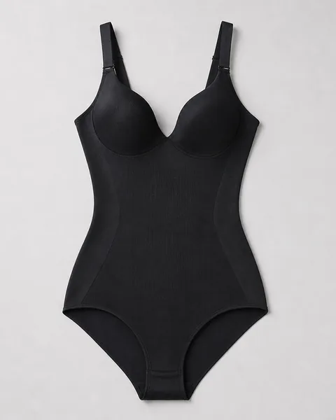 Smoothing Bodysuit in Nude Deep, seamless bodysuit